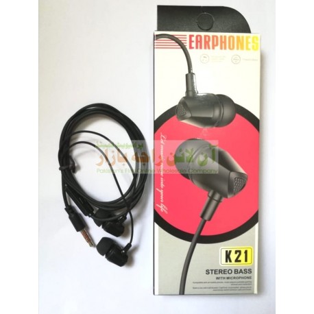 Stylish Head Super Sound Extra Bass Stereo Hands Free K-21