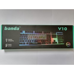 Banda Super Smart Keyboard V-10 with Rainbow Lights