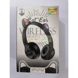 Cat Ear Color Lights RGB Wireless Headphone P47-M