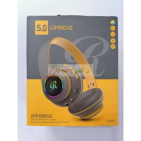 Luminous RM-66 Changing Lights SD Card Supported Wireless Headphone
