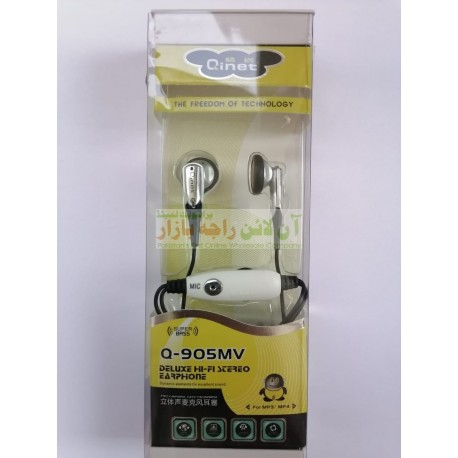 Qinet Delux Hifi Mp3/Mp4 Computer Hands Free with Mic Q-905