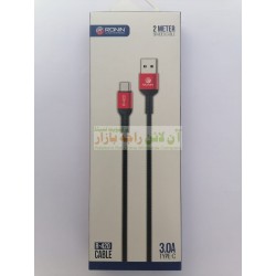 RONIN Brand 2m Long Cotton Core 3.0A Type C Cable R-420