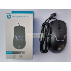Hp Soft Click Mouse with Colorful Lights M-100