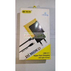 HH USB-A+C Super Fast Charger LED Light Change Micro Jack