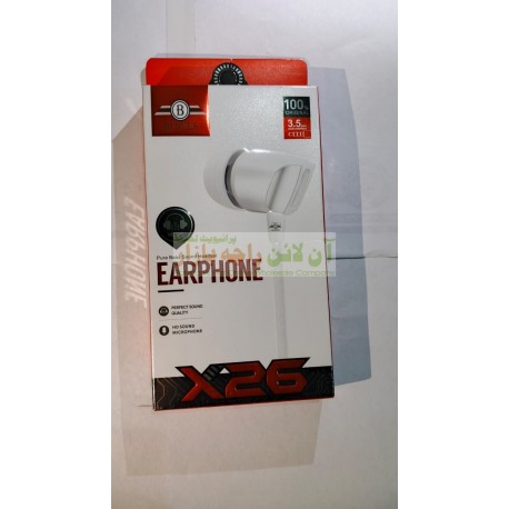 Bloves Pure Bass Sound Headset Handfree X26