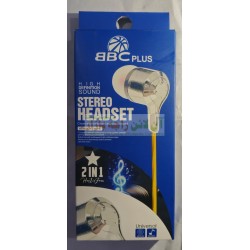 BC Plus Stereo Headphone 2In1