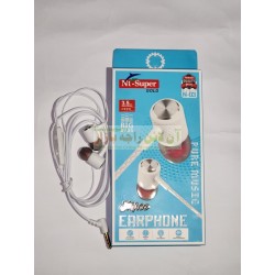 NT-Super Gold Big Bass Stereo Earphone N-03