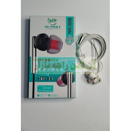 HF HI-FAST Handfree High Quality Pure Sound HF-35