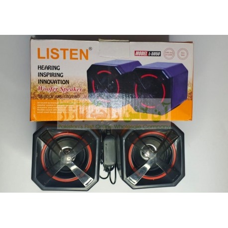 Listen Woofer Speaker USB Plug For Power L-5050