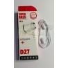 Earphone Super Bass High Quality D27