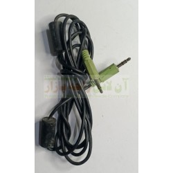 Dual Slender Long AUX Cable