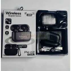 Wireless Super Bass ANC Earbuds PW-22