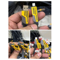 Data Cable Full Option Metal iPhone & Type C