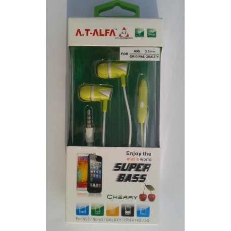 AT ALFA Hands Free Super Bass (X19 Cherry)